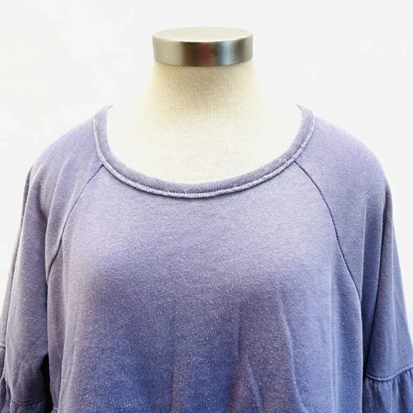NWT SO Juniors Long Sleeve Pullover Round Neck Joey Purple Shirt Size Medium - Picture 2 of 14